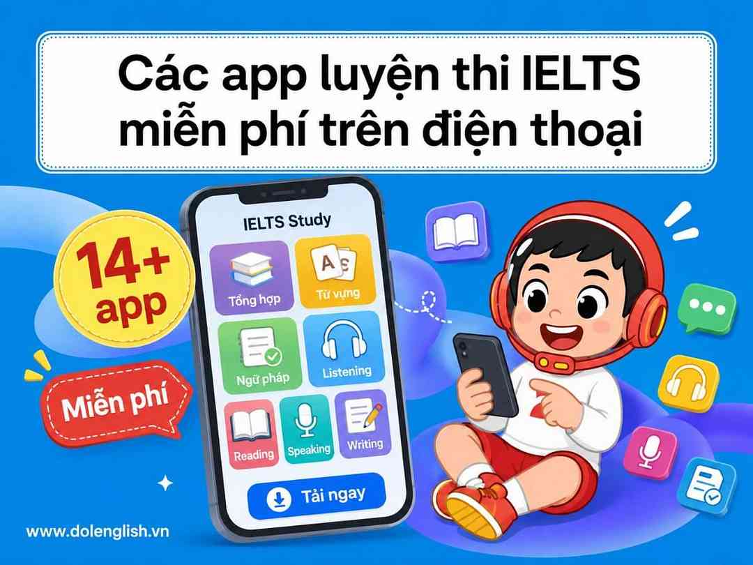 app học ielts miễn phí