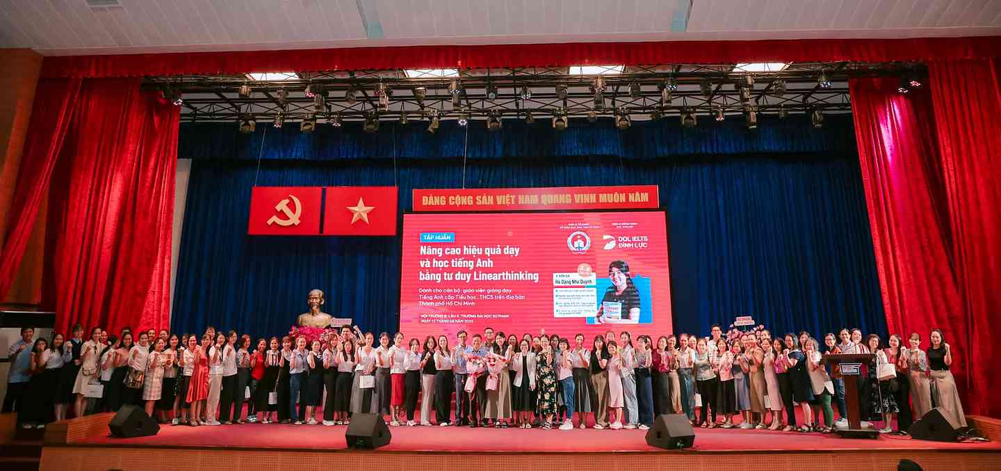 Gần 800 giáo viên Tiểu học & THCS TP.HCM tham gia buổi tập huấn về phương pháp Linearthinking do DOL English phối hợp tổ chức cùng Sở Giáo dục & Đào tạo TP.HCM 