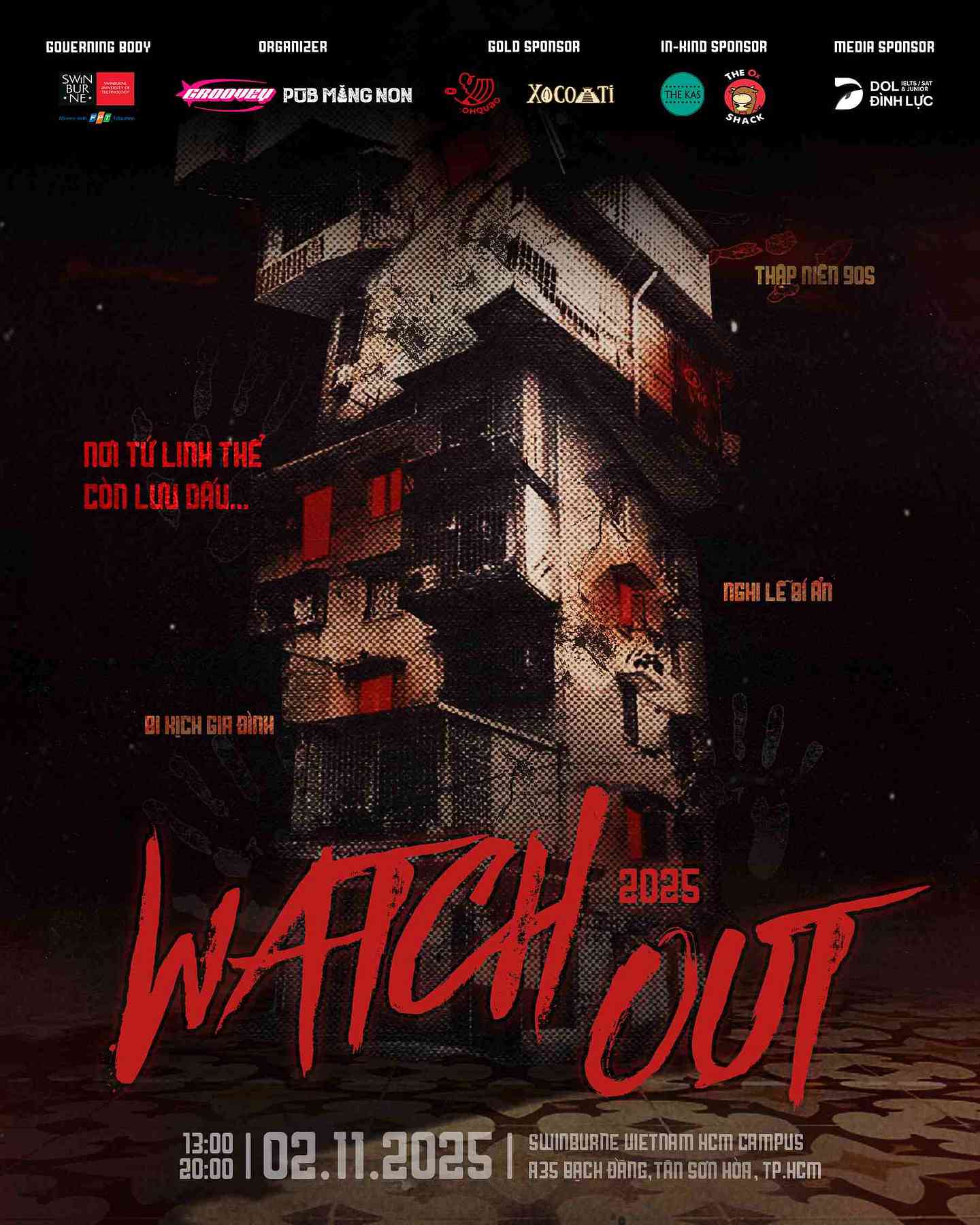 DOL English đồng hành cùng sự kiện WATCH OUT 2025 tại Đại học Swinburne Vietnam – Hành trình đánh thức bản lĩnh và sáng tạo của người trẻ