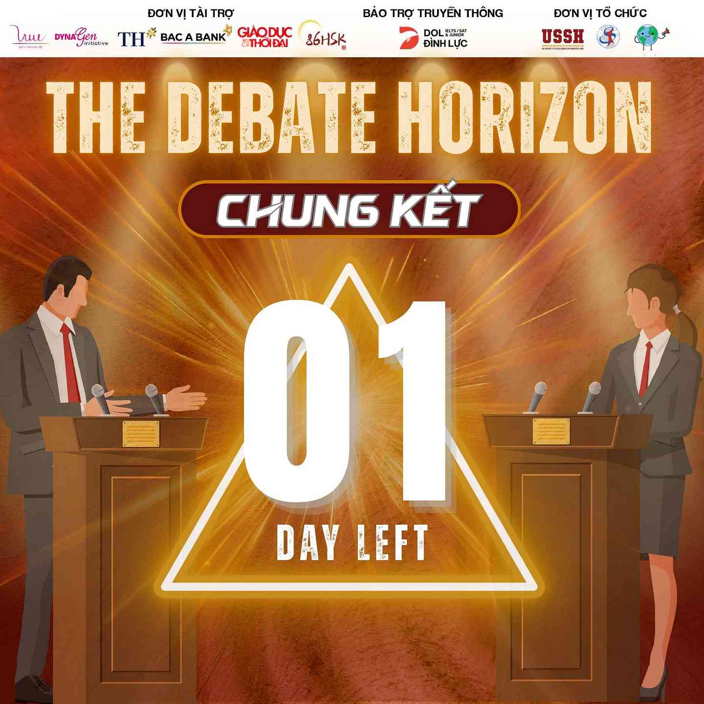 Đếm Ngược 1 Ngày Tới Chung Kết – Debate HORIZONS 2025