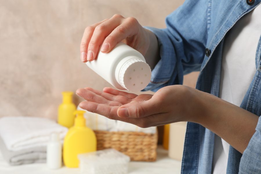 Talc powder
