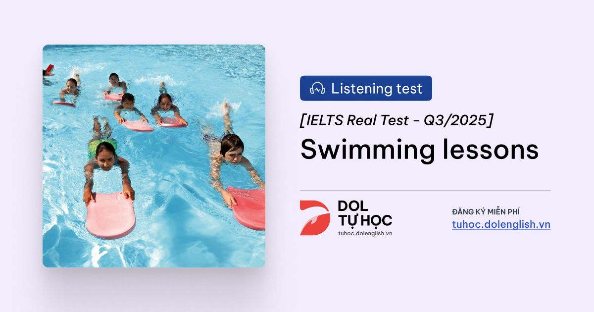 Swimming lessons