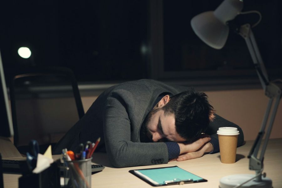 Sleeping on the job