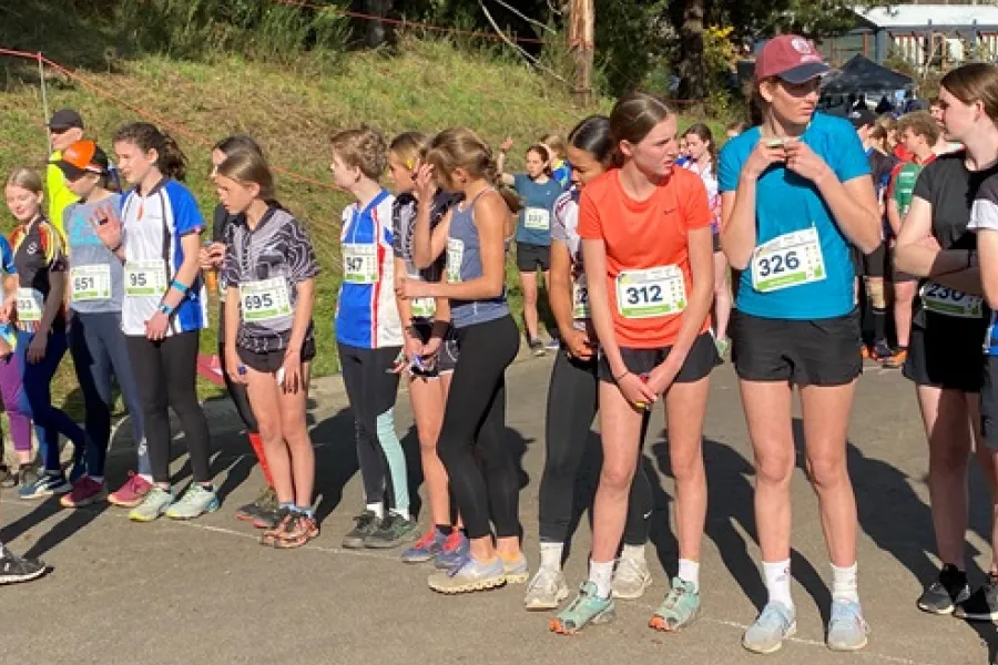 High school orienteering event