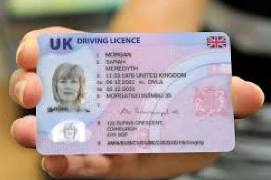 Driving license in UK
