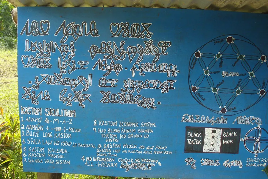 Bislama - the Pidgin English language of Vanuatu