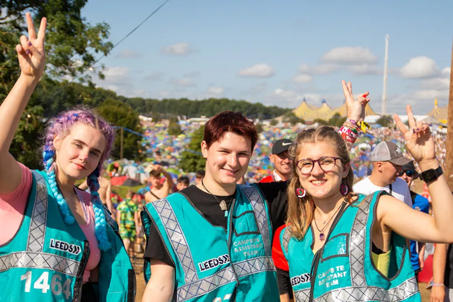 Working at festivals