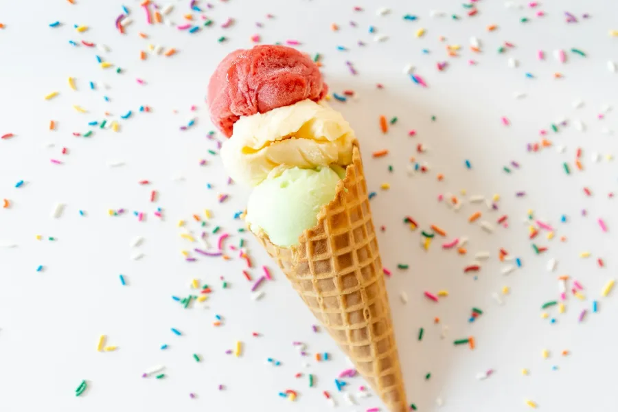 The history of ice cream