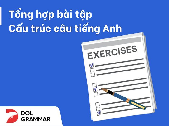 bài tập cấu trúc câu tiếng anh