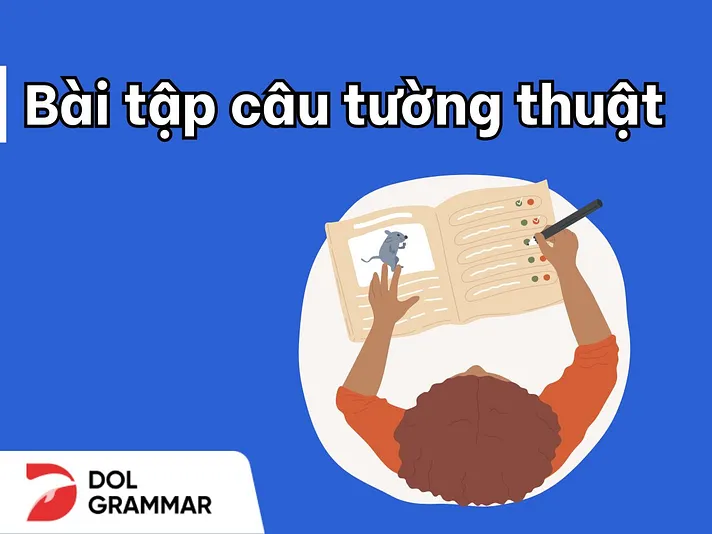 bài tập câu tường thuật