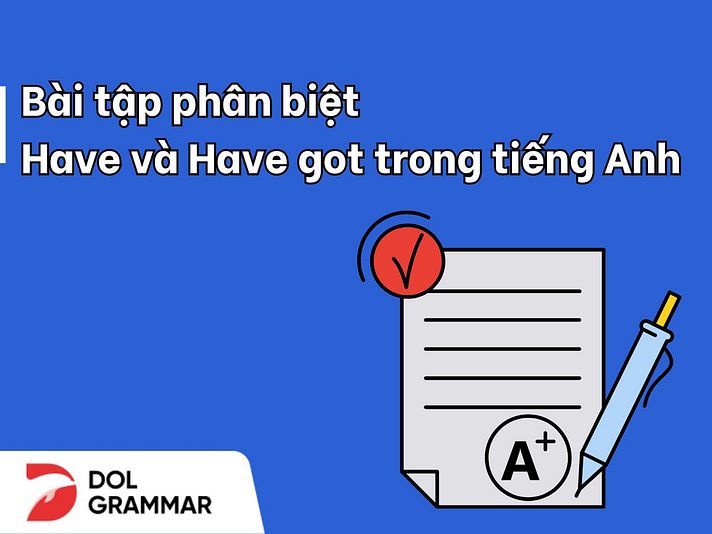 bài tập phân biệt have và have got
