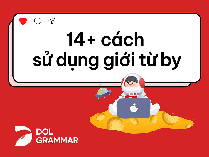 giới từ by