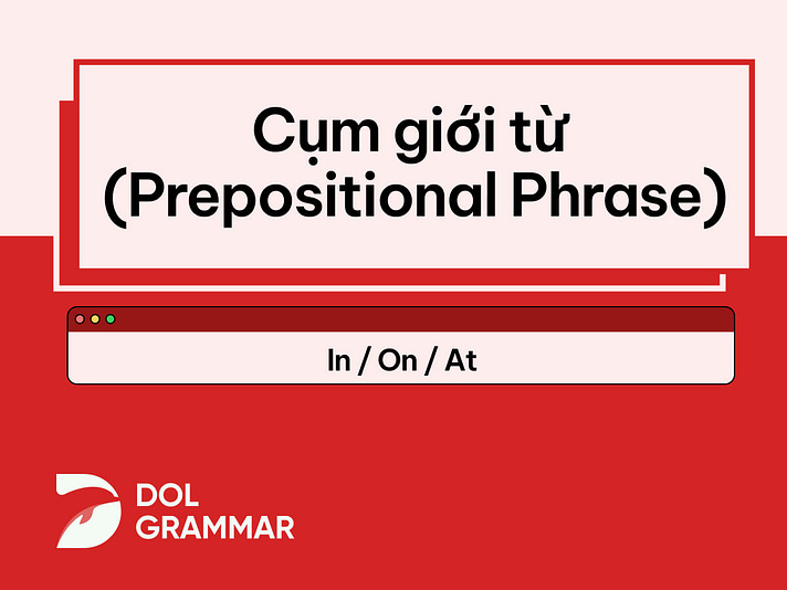 cụm giới từ tiếng Anh
