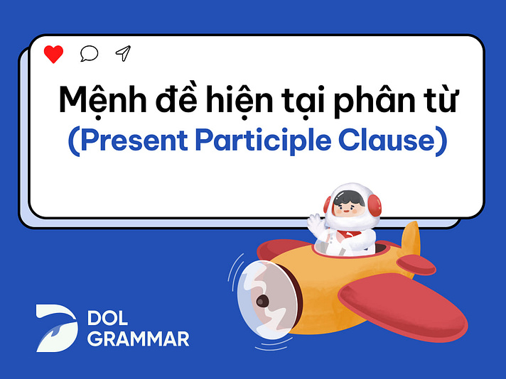 present participle clause