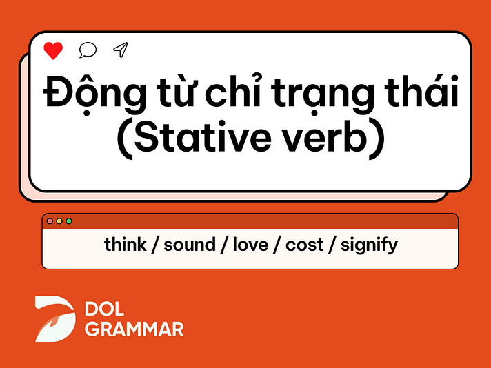 Động từ trạng thái